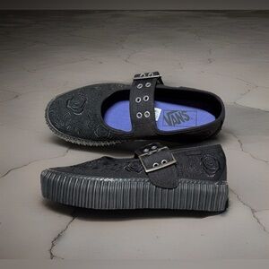 Women’s VANS Mary Jane Creeper Shoe (Halloween)- Spooky Black Size: B 5/ W 6.5